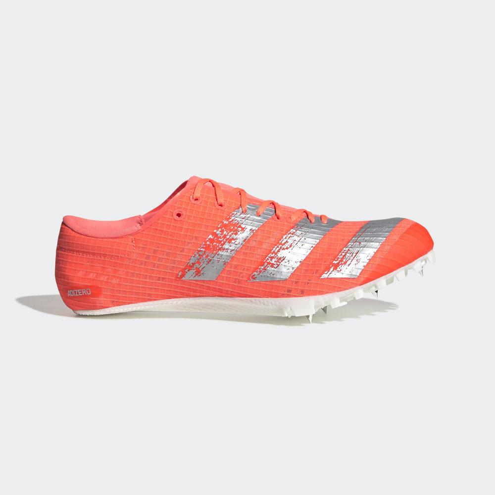 Adidas Men's Adizero Finesse Track Spikes Coral/Silver Metal/White Ireland EE4598